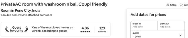 Guest favourite listing, 4.86 rating